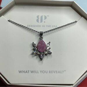 Bomb Party Necklace RBP7060 “The Spider Necklace” LC Crystal on Hematite NWT